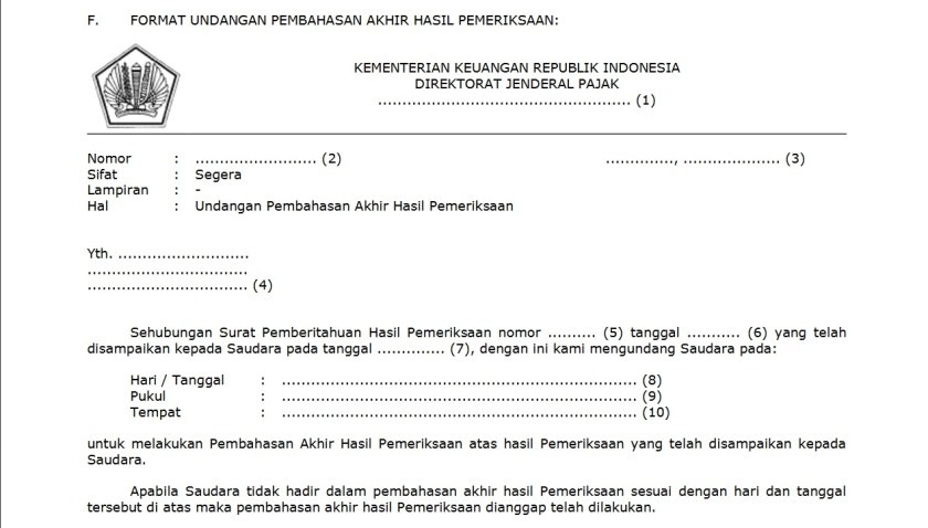 Prosedur Pembahasan Akhir Tentang Hasil Pemeriksaan