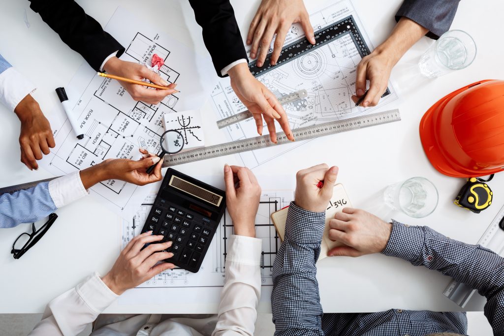 Businessmen Hands White Table With Documents Drafts 1 1024x683