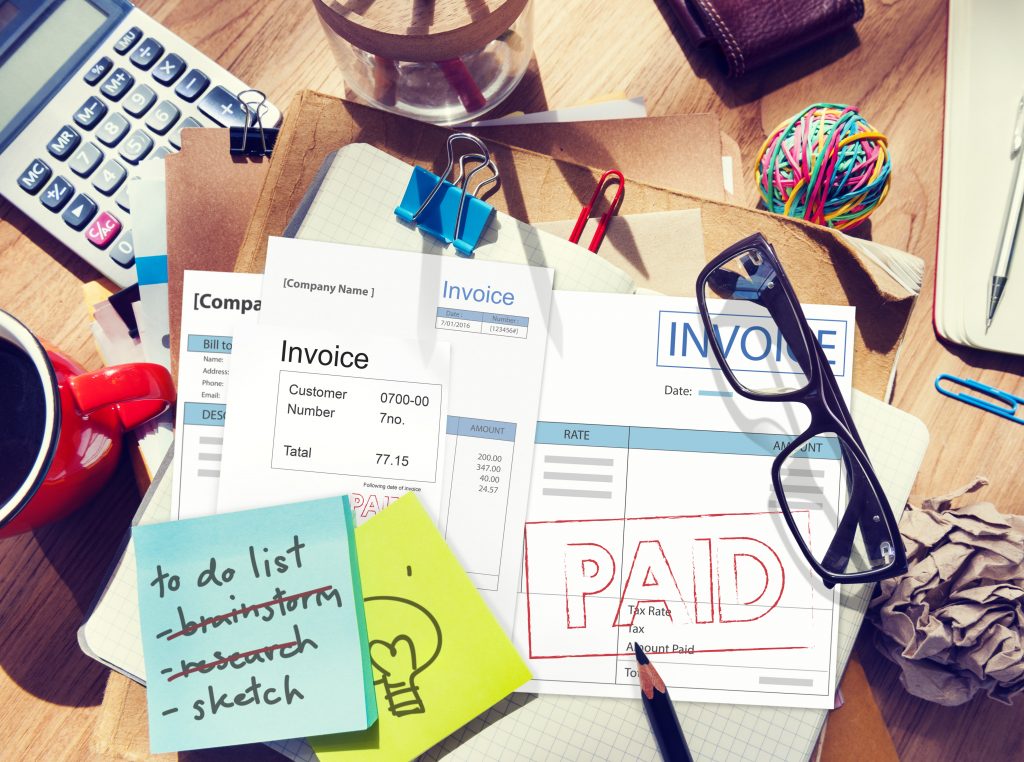 Invoice Bill Paid Payment Financial Account Concept 1024x762