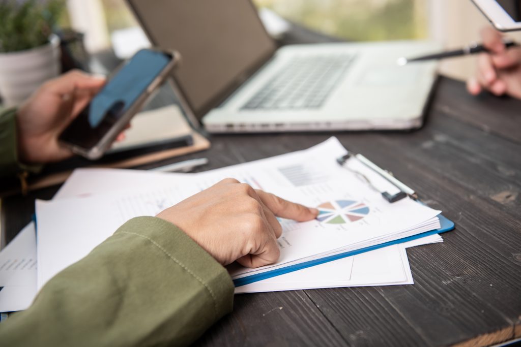 Business Woman Working Office With Documents 1 1024x683